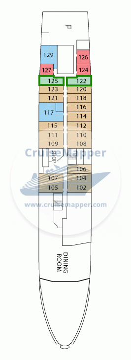 National Geographic Endeavour Deck 03 - Upper