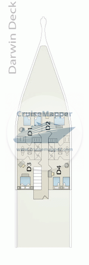 MV Evolution Deck 01 - Darwin - Cabins