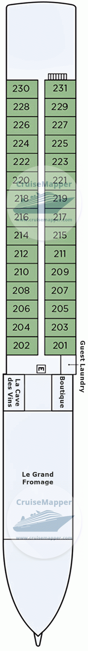 s.s. bon voyage deck plan