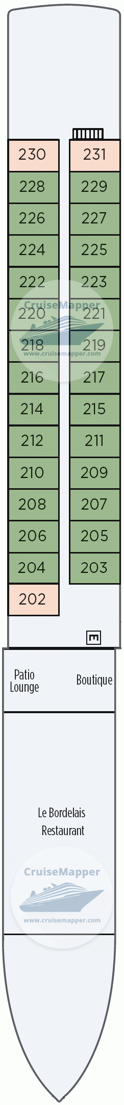 s.s. bon voyage deck plan