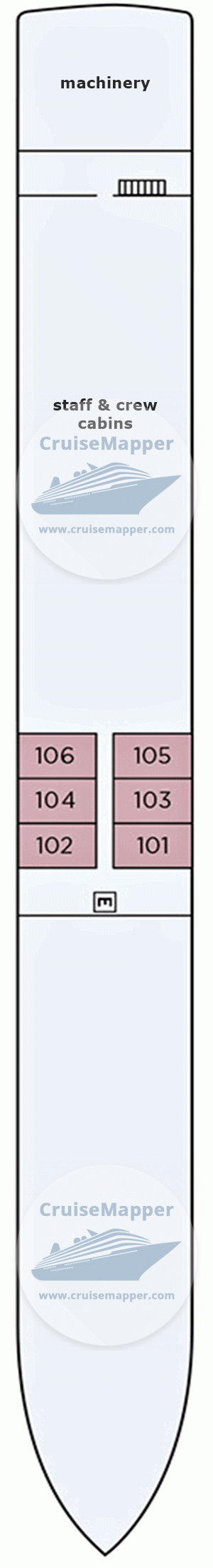 s.s. bon voyage deck plan