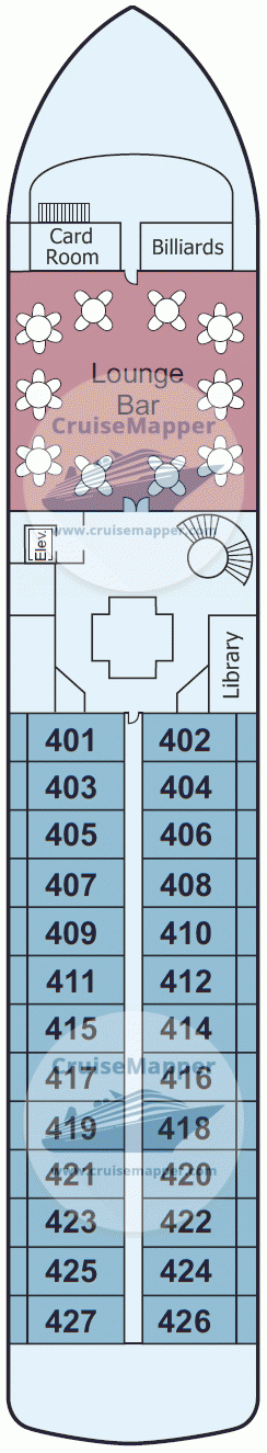 MS Steigenberger Omar El Khayam Deck 04 - Upper