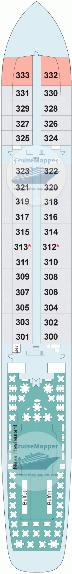 Viking Akun Deck 03 - Middle-Dining