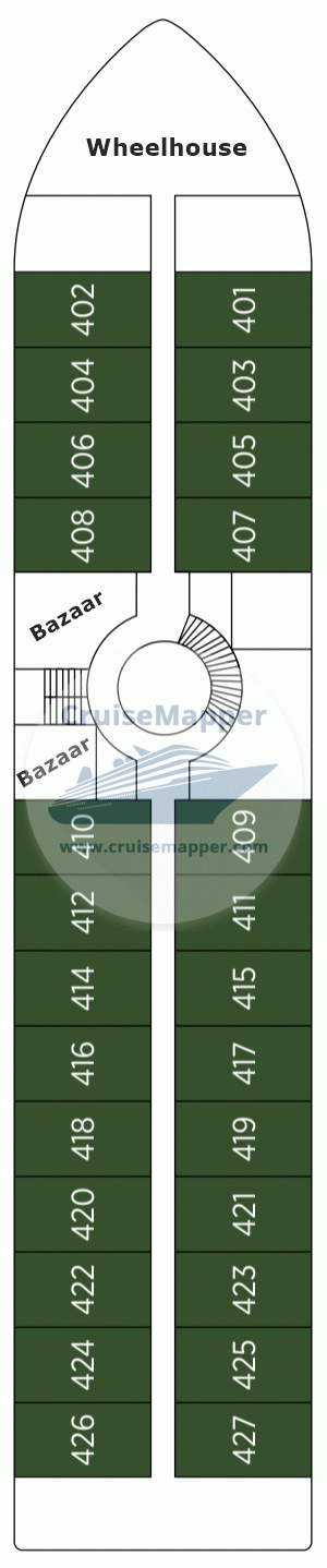 Movenpick MS Hamees Deck 04 - Upper-Bridge