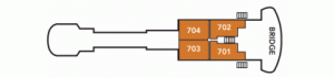 MS Serenissima Deck 07 - Bridge-Suites