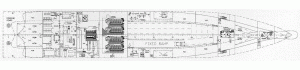 Hjaltland ferry deck plan | CruiseMapper