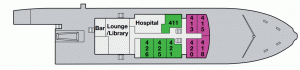 Professor Khromov Deck 04 - Middle-Lounge-Cabins