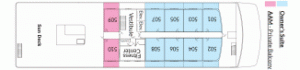 American Constellation Deck 05 - Lower Sundeck-Cabins