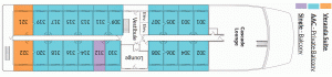 American Constellation Deck 03 - Lounge-Cabins