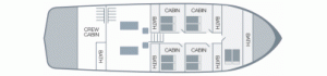 Xavier III Galapagos Deck 01 - Lower