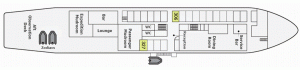 Akademik Ioffe icebreaker Deck 03 - Lobby-Dining-Lounge