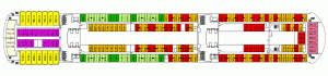 Color Magic ferry Deck 11 - Cabins