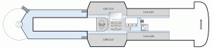 Crown Seaways ferry Deck 11 - Bridge-Cabins