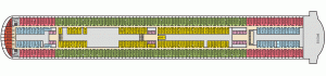 Carnival Firenze Deck 08 - Cabins-Bridge
