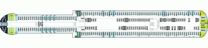 Norwegian Bella Deck 11 - Cabins