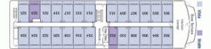 ACL American Mariner Deck 03 - Cabins-Horizon Lounge