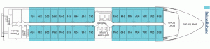 ACL American Rhapsody Deck 02 - Cabins-Horizon Lounge-Gym