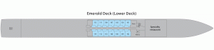 Riviera Rhapsody Deck 01 - Emerald-Cabins-Wellness-Crew