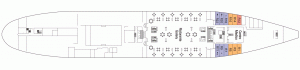 MSC Melody Deck 03 - Restaurant-Hospital-Cabins