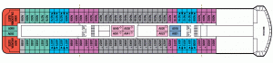 Azamara Pursuit Deck 16 - P&O Adonia deck8-Cabins