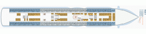 AIDAprima Deck 04 - Lobby-Cabins