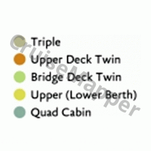 Ocean Nova deck 4 plan (Bridge) legend