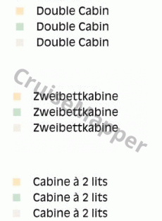 MS Edelweiss deck 3 plan (Diamond) legend