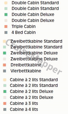 MS Aurelia deck 3 plan (Diamond) legend
