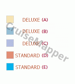 MS Carissima deck 2 plan (Middle) legend