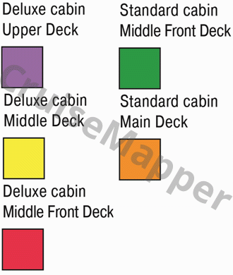 MS Crucebelle deck 1 plan (Main) legend