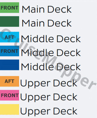 MS nickoVISION deck 3 plan (Upper-Lounge) legend