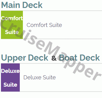 MS Rossia deck 4 plan (Boat-Lounge) legend