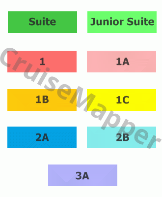 MS Afanasy Nikitin deck 3 plan (Middle-Lounge) legend