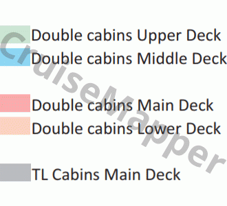 MS Carmen deck 1 plan (Lower) legend