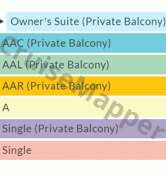 American Pride deck 3 plan legend