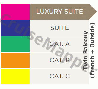 AmaDara deck  plan (Service) legend