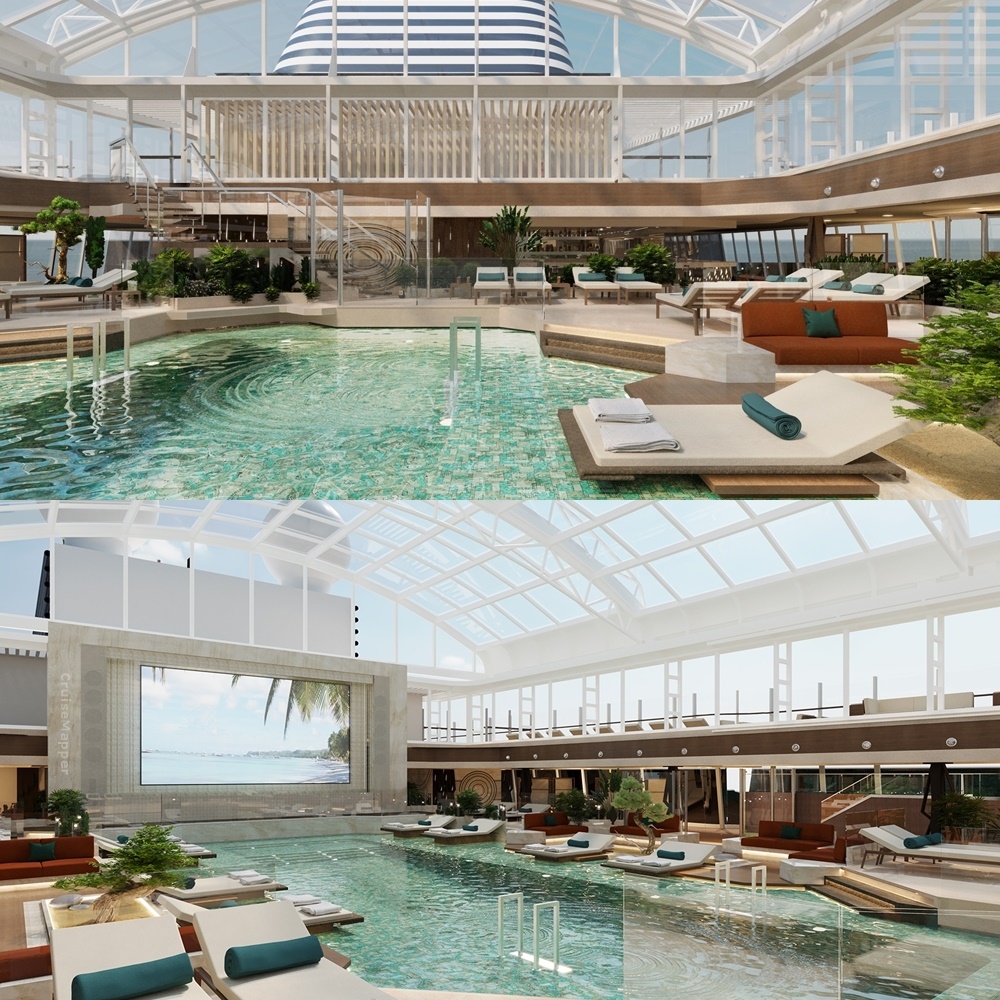 MSC Explora Journeys ship (pool deck)