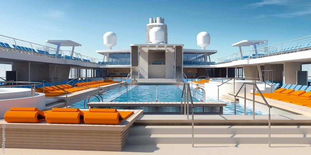 TUI Mein Schiff cruise ship swimming pool