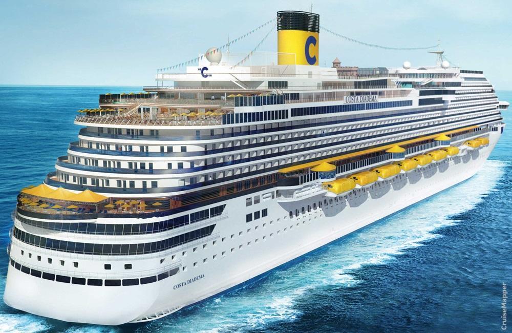 Costa cruise ship design (Diadema, Dream-class)