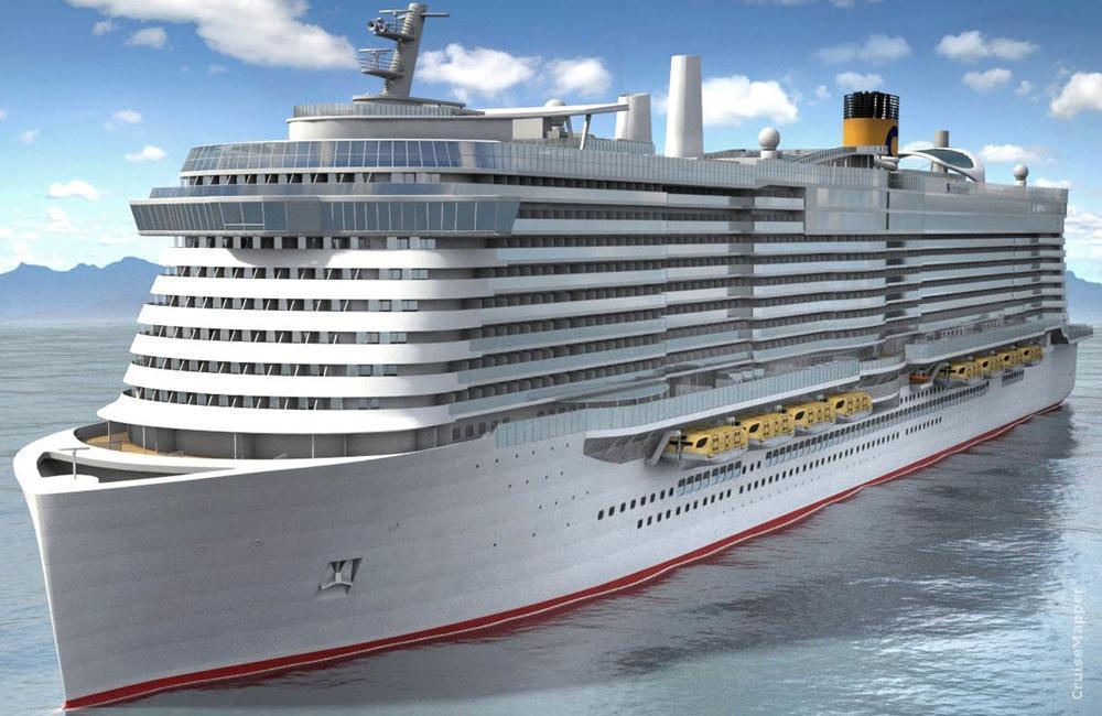 new Costa cruise ship design