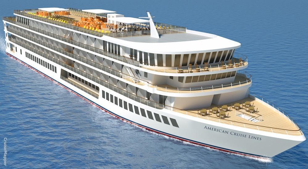 American Cruise Lines new ship design (Modern Riverboat)