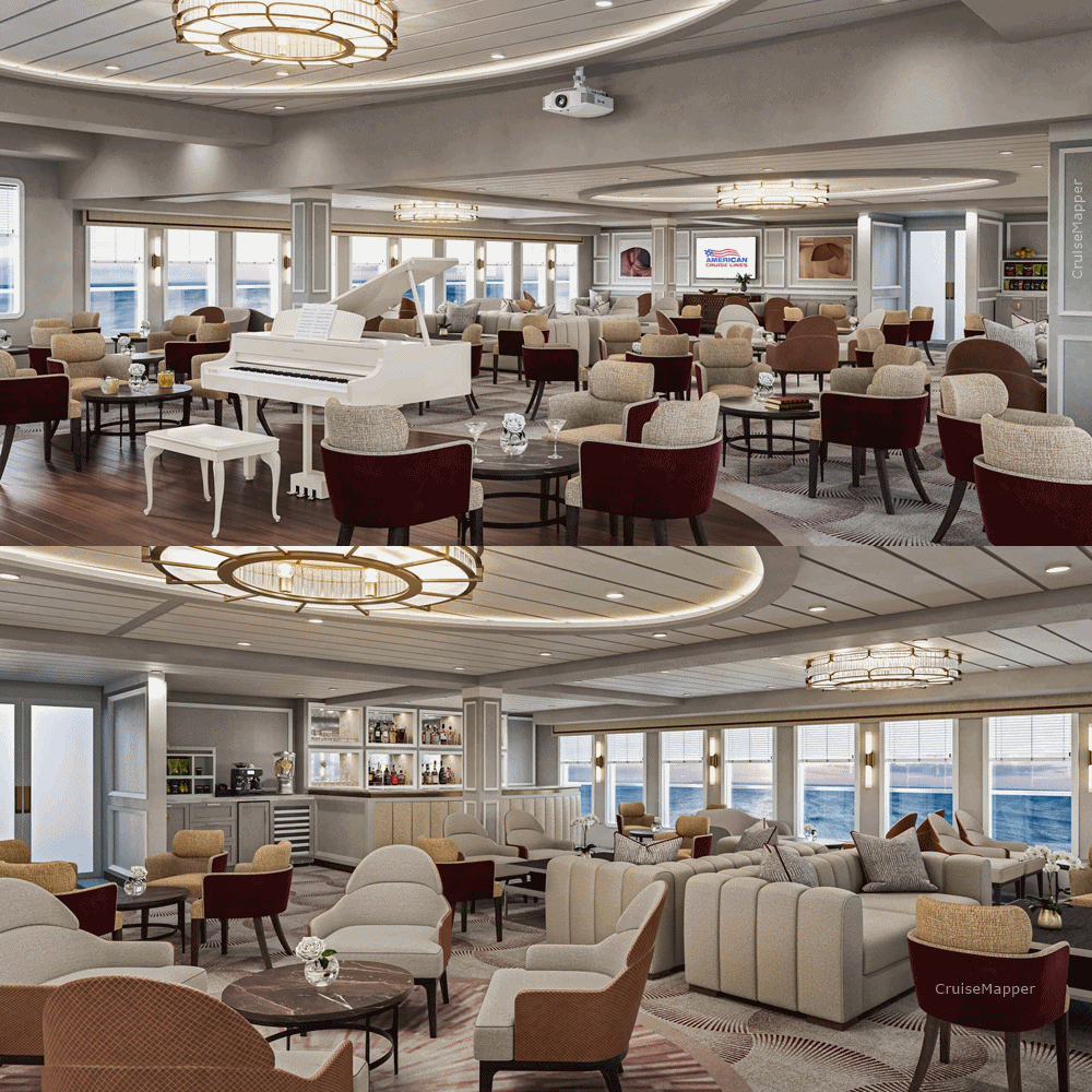 American Cruise Lines Modern Riverboat (River Lounge)