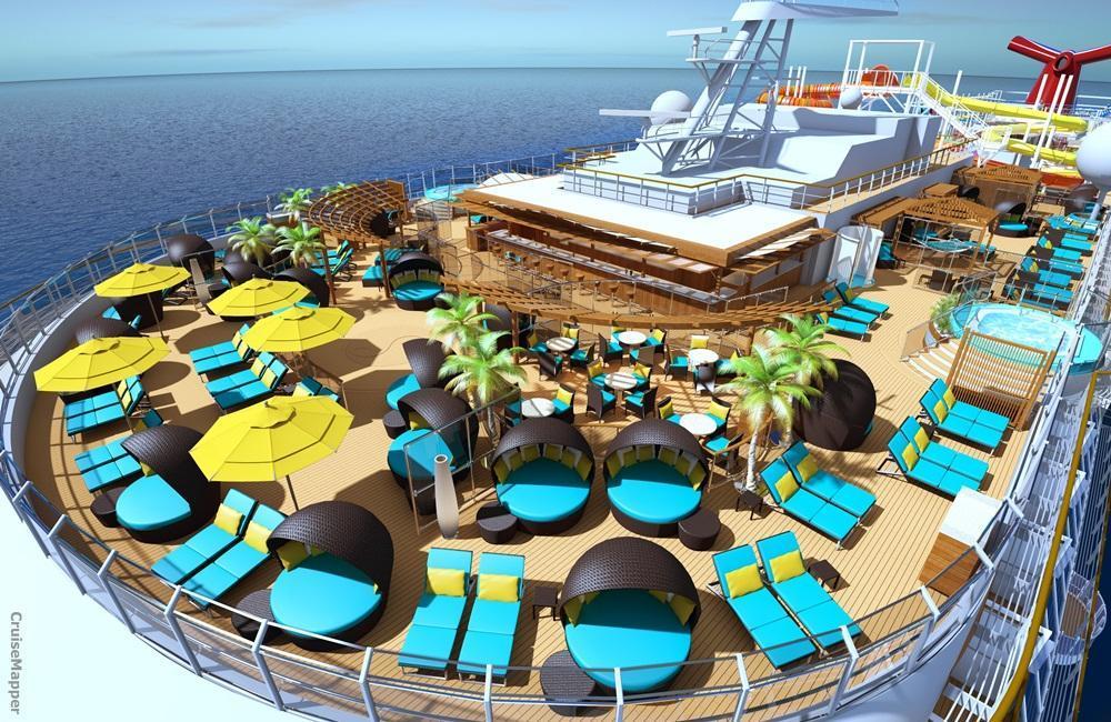new Carnival cruise ship Serenity Retreat (adults-only deck)