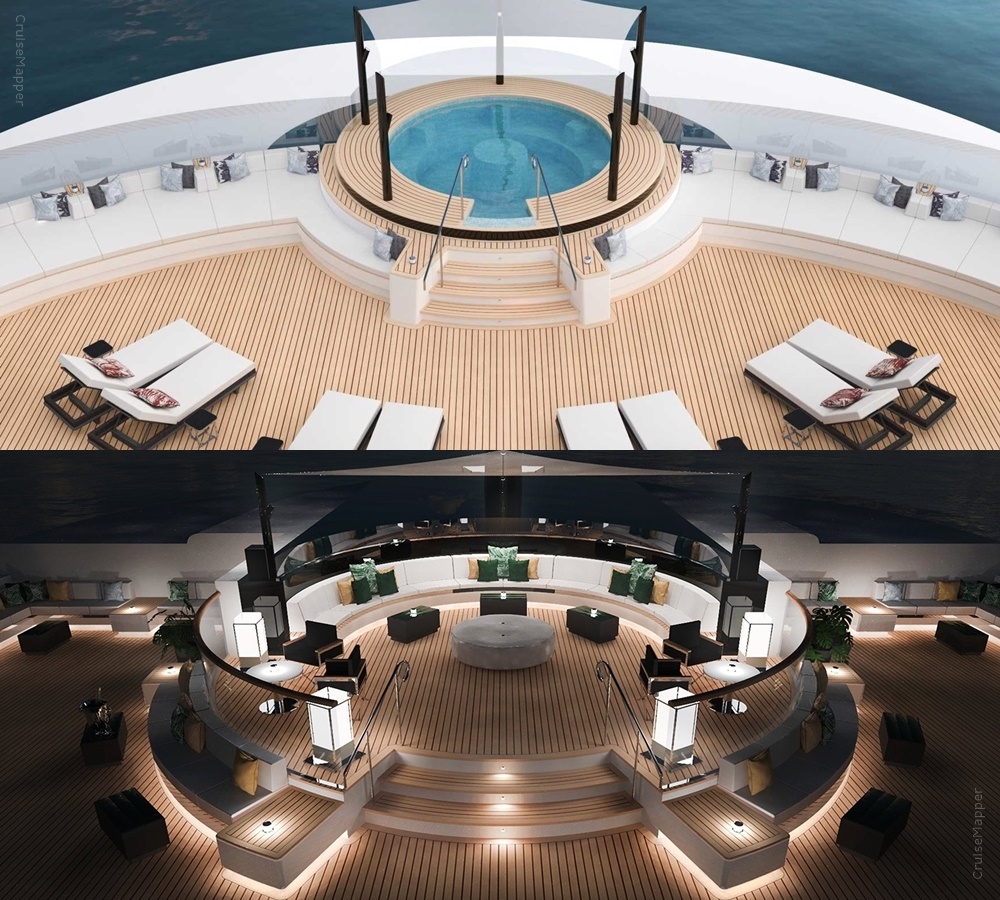 Ritz-Carlton cruise ship yacht (sundeck pool)