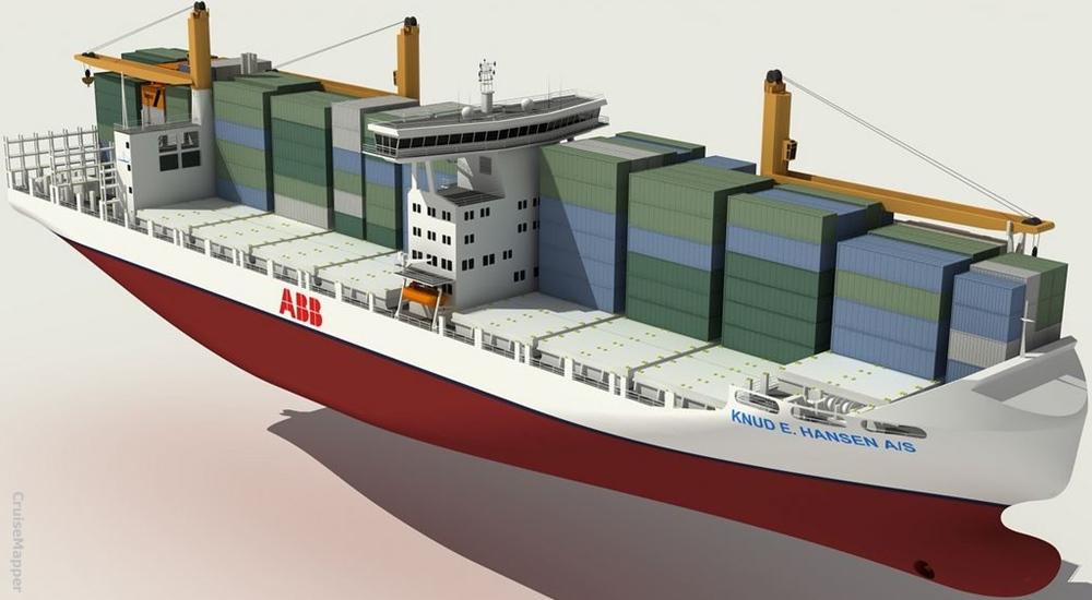 cargo container ship (3D model)