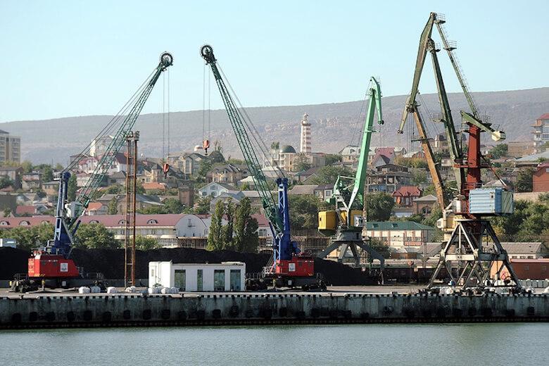 Port of Makhachkala, Russia