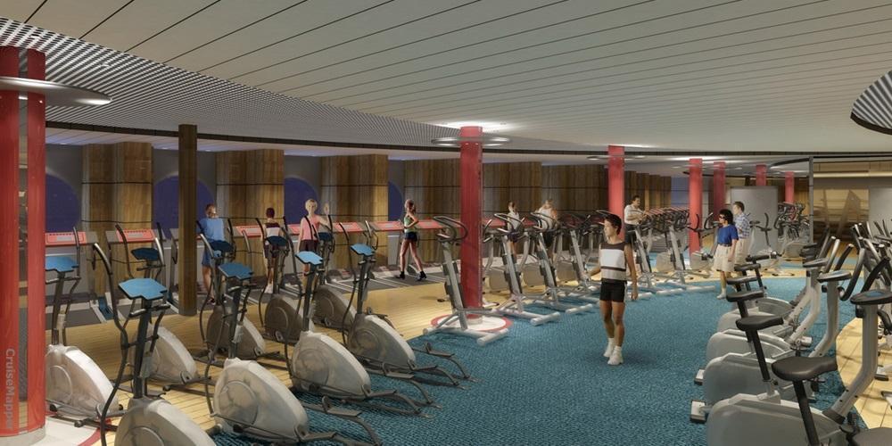 Fitness Cruises - CruiseMapper (cruise ship gym)