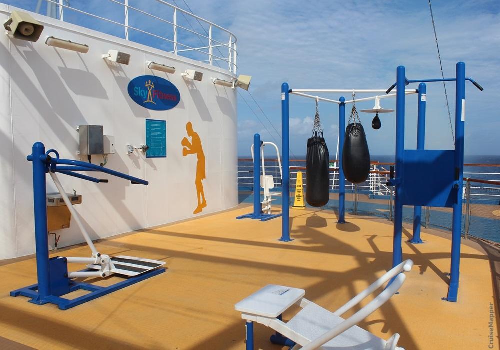 Fitness Cruises - CruiseMapper (Carnival cruise ship outdoor gym)