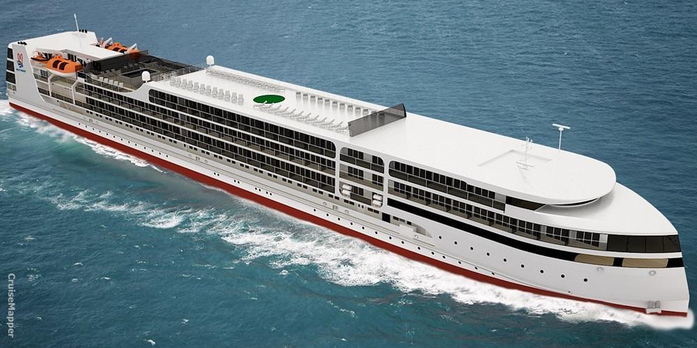 new Russian river cruise ship design (Vodohod, project PV300VD)