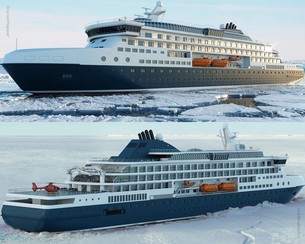 Knud Hansen icebreaking cruise ship design (KN)